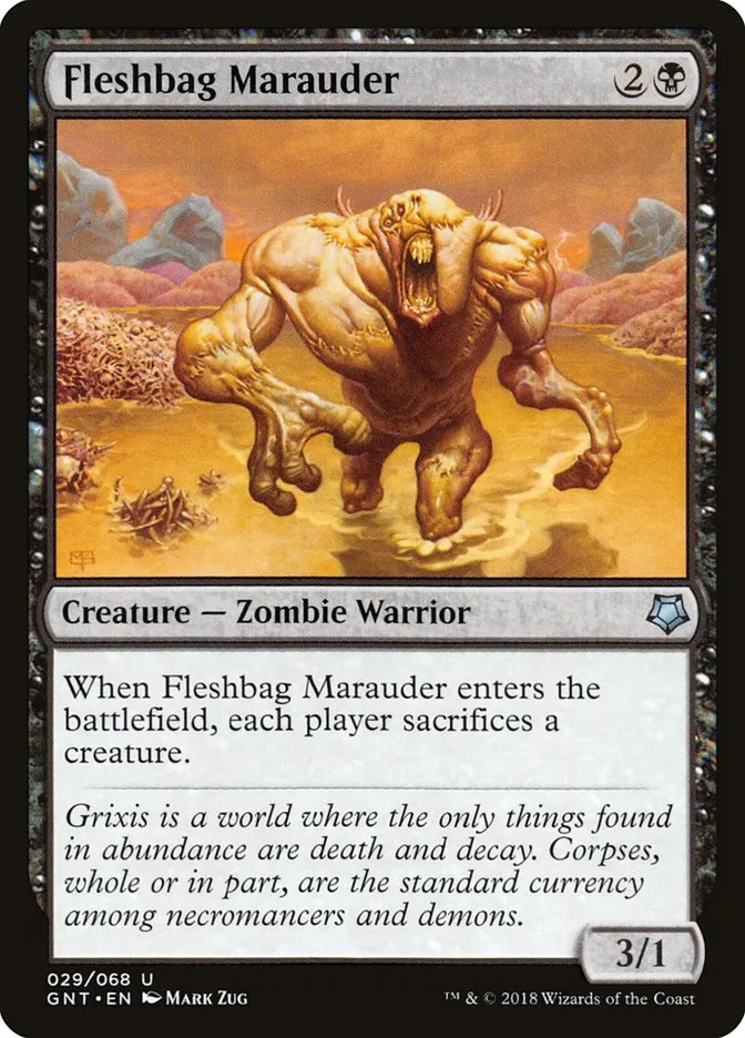 2018 Game Night Fleshbag Marauder uncommon #29 uncommon card image