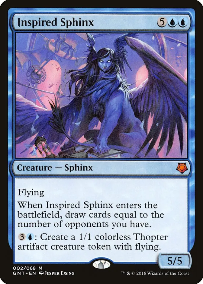 2018 Game Night Inspired Sphinx mythic #2 mythic card image