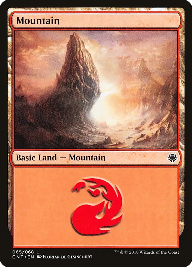 2018 Game Night Mountain common #65 common card image