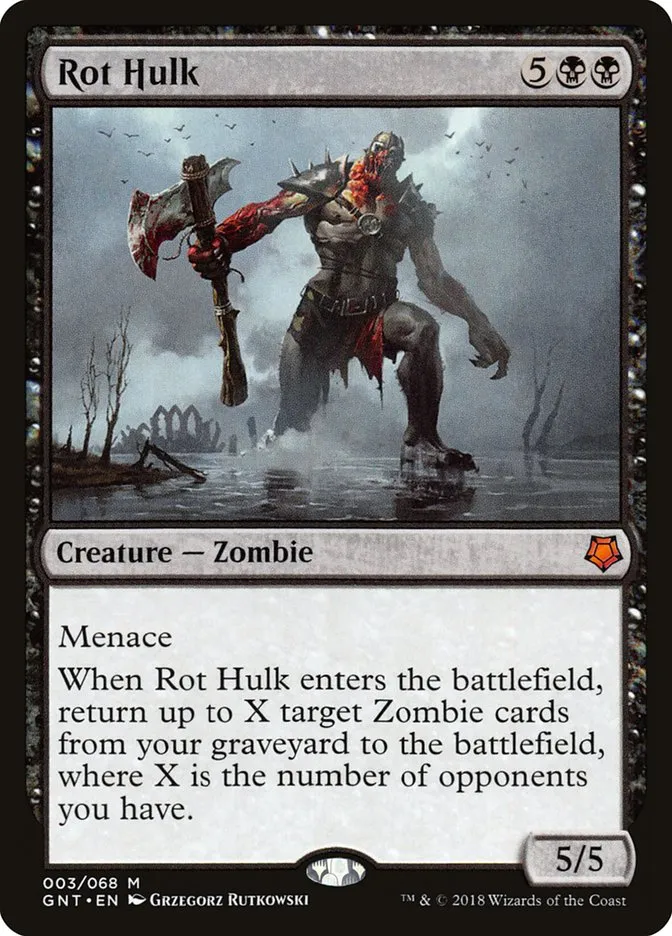 2018 Game Night Rot Hulk mythic #3 mythic card image