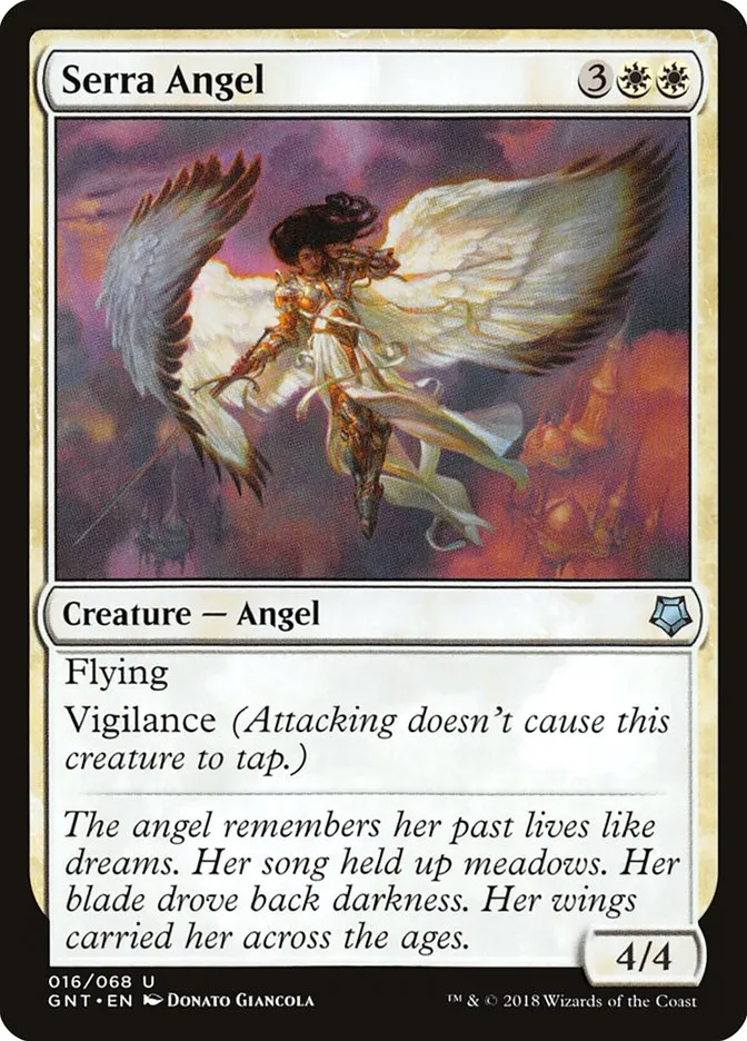 2018 Game Night Serra Angel uncommon #16 uncommon card image