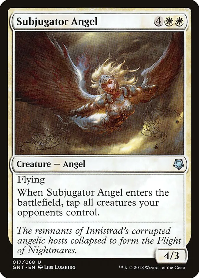 2018 Game Night Subjugator Angel uncommon #17 uncommon card image