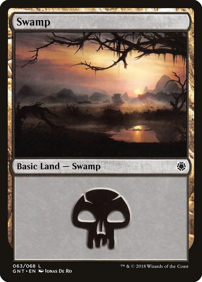 2018 Game Night Swamp common #63 common card image