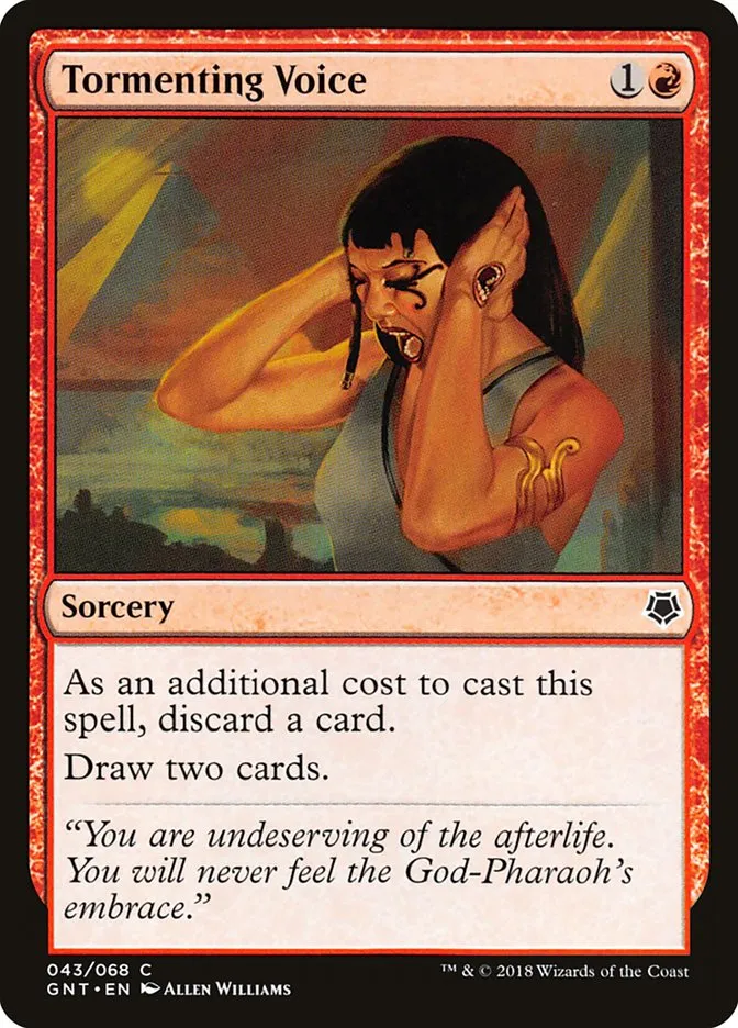2018 Game Night Tormenting Voice common #43 common card image