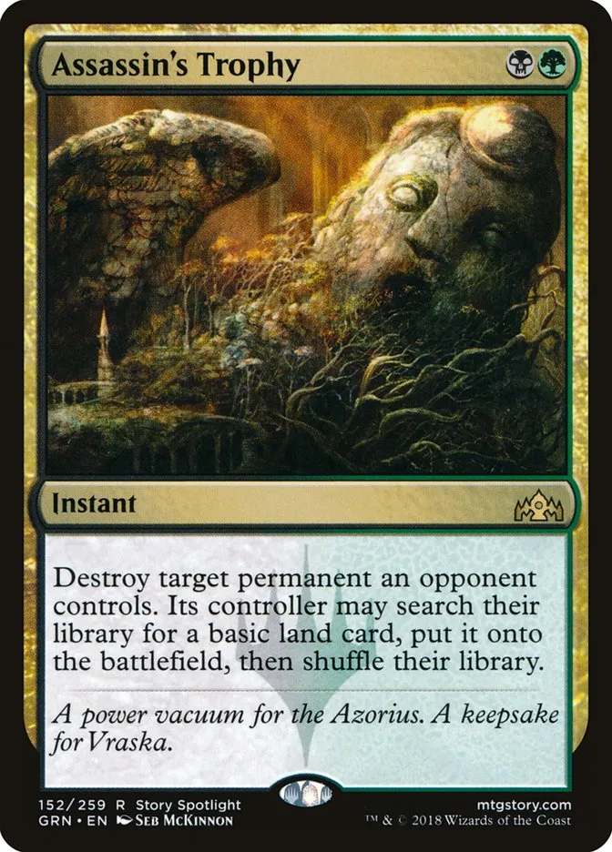 2018 Guilds of Ravnica Assassin's Trophy rare #152 rare card image