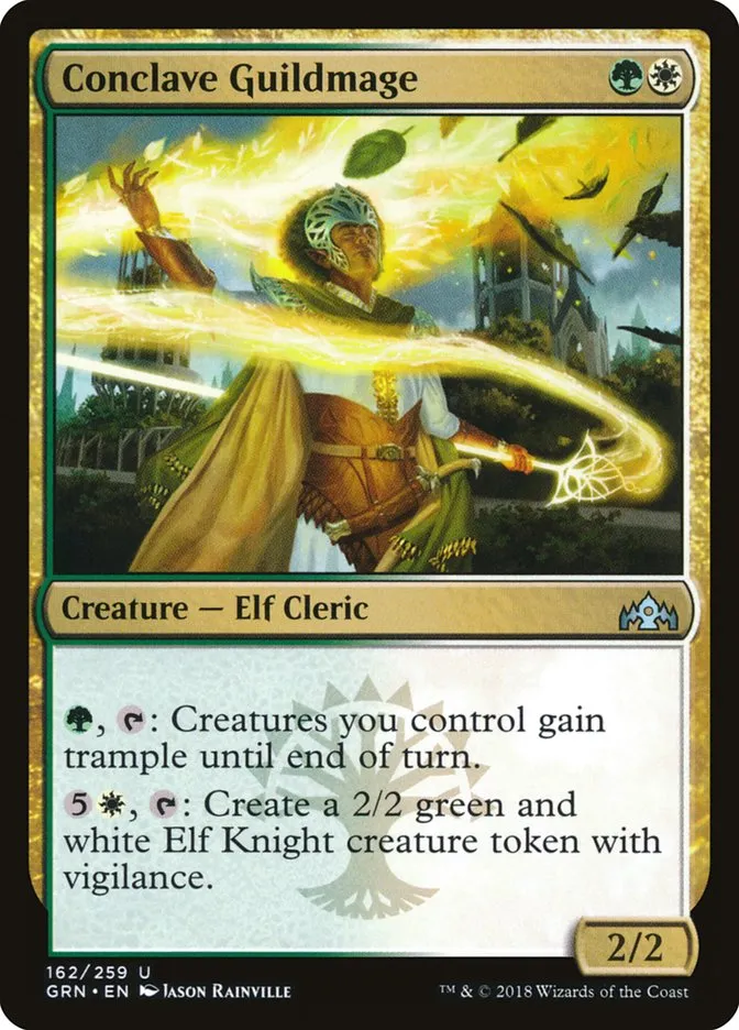 2018 Guilds of Ravnica Conclave Guildmage uncommon #162 uncommon card image