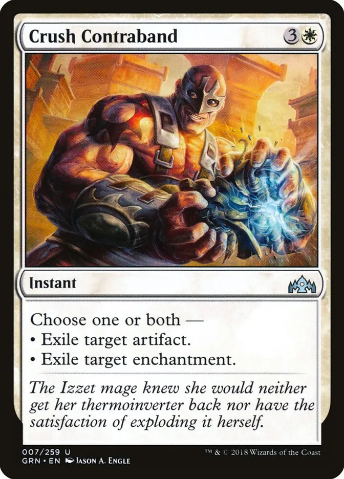 2018 Guilds of Ravnica Crush Contraband uncommon #7 uncommon card image