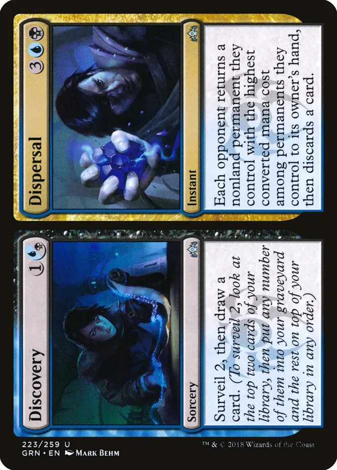 2018 Guilds of Ravnica Discovery // Dispersal uncommon #223 uncommon card image