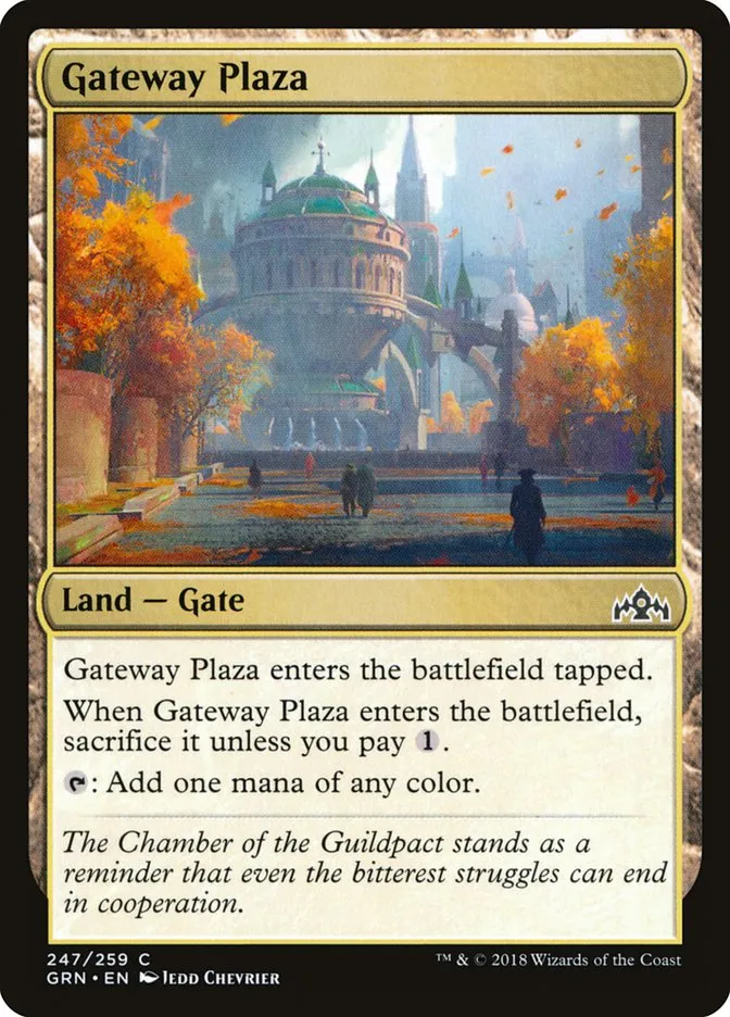 2018 Guilds of Ravnica Gateway Plaza #247 common card image