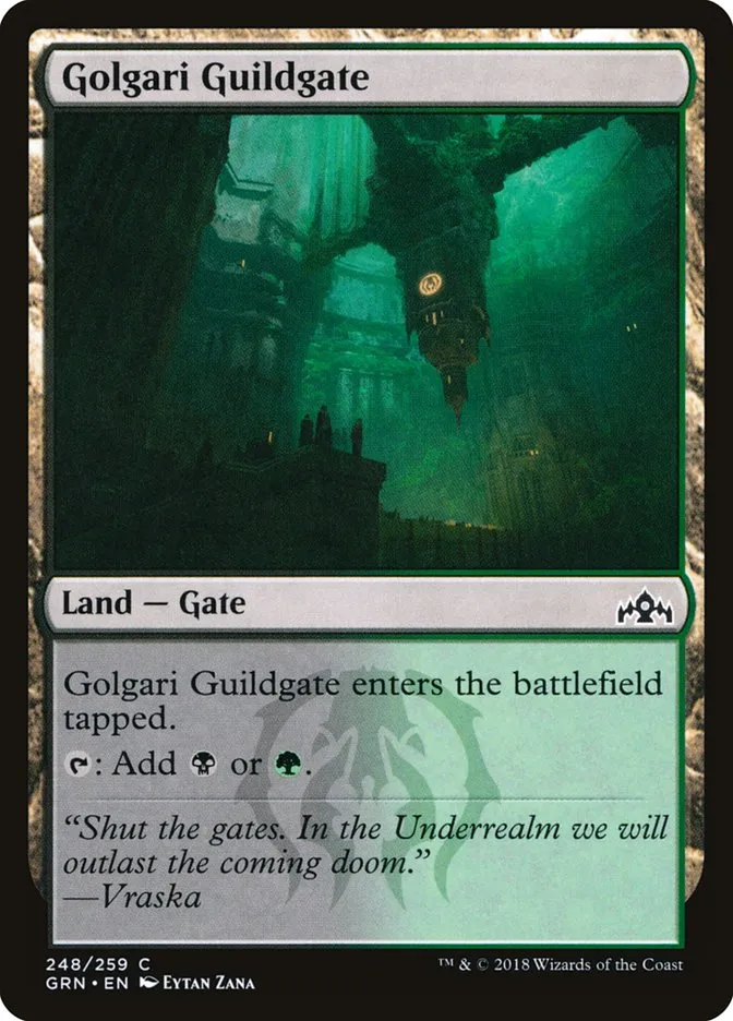 2018 Guilds of Ravnica Golgari Guildgate #248 common card image