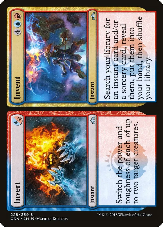 2018 Guilds of Ravnica Invert // Invent uncommon #228 uncommon card image