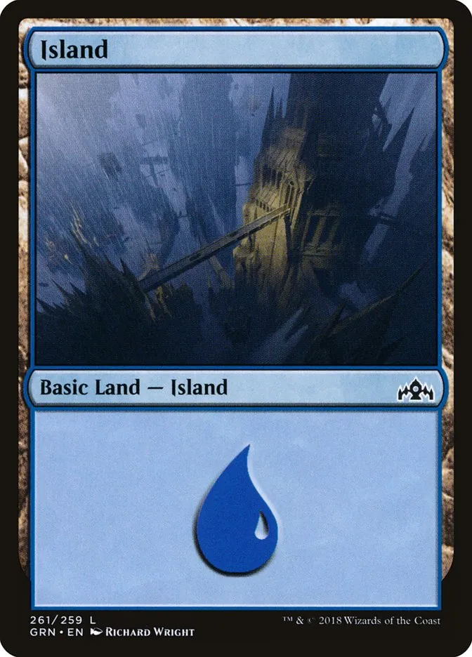 2018 Guilds of Ravnica Island common #261 common card image