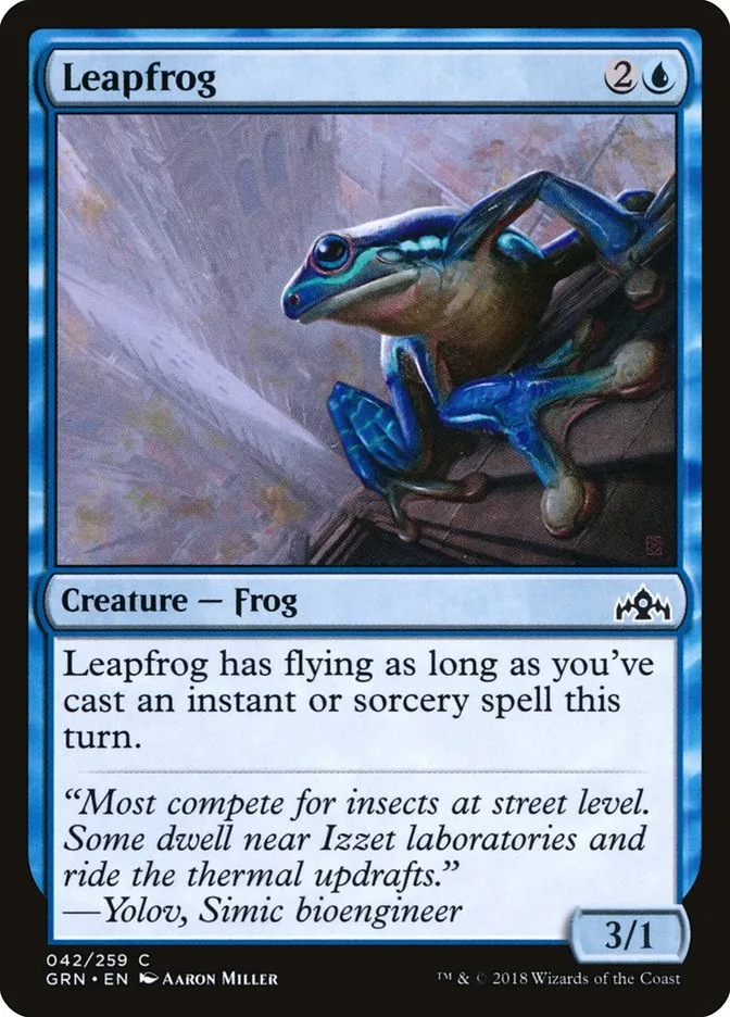 2018 Guilds of Ravnica Leapfrog common #42 common card image
