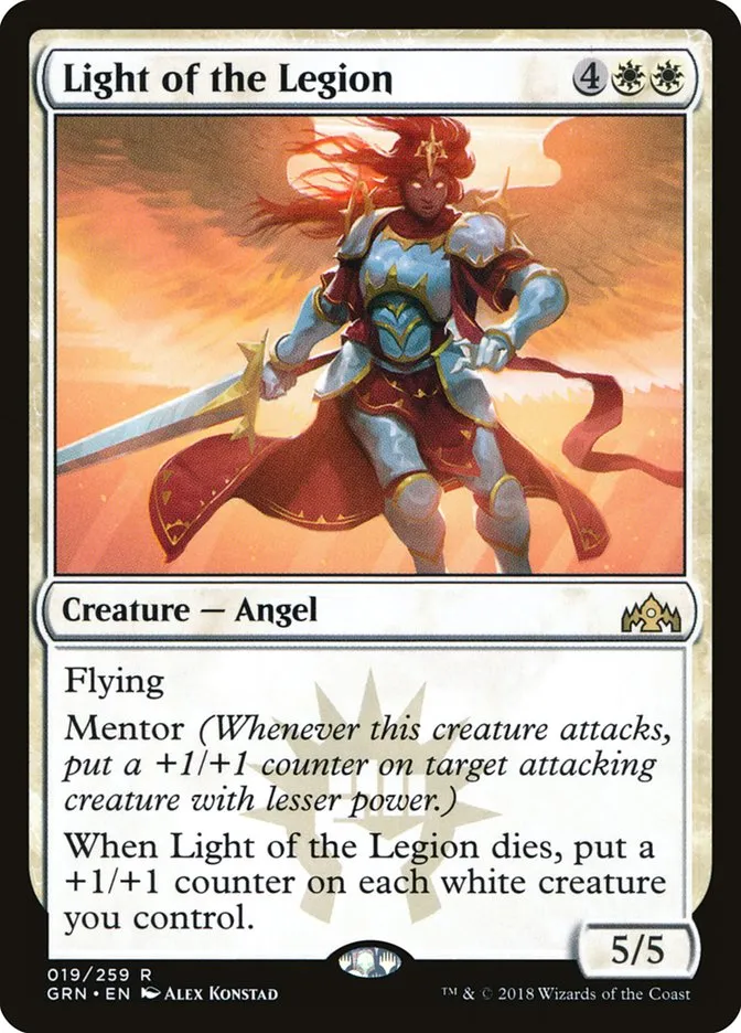 2018 Guilds of Ravnica Light of the Legion rare #19 rare card image