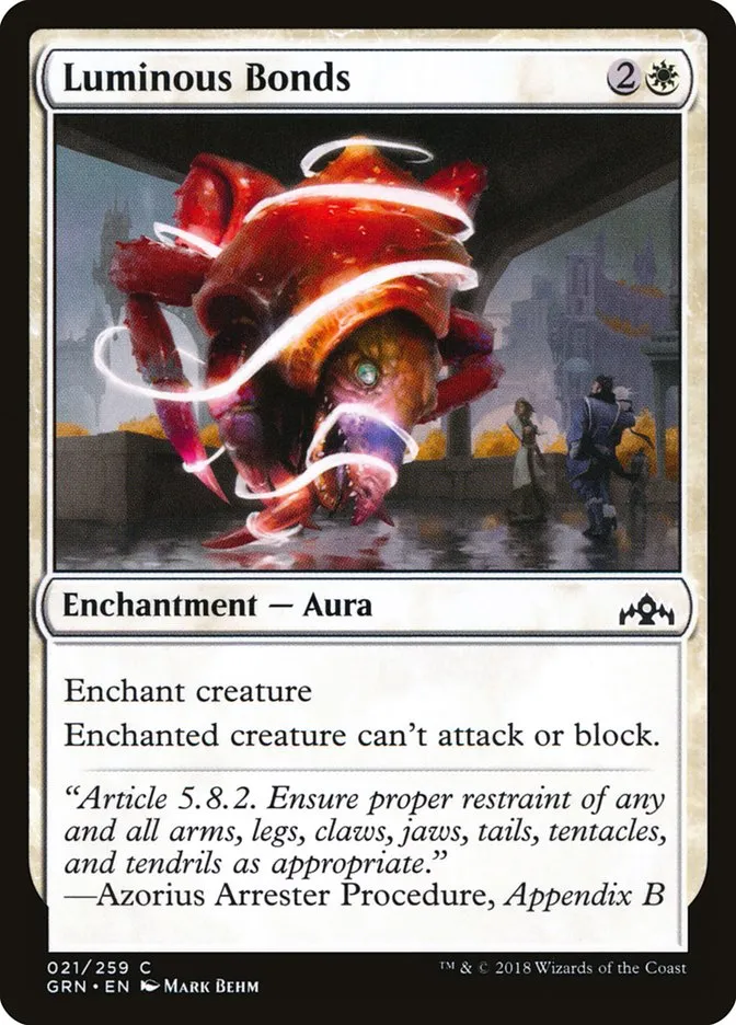 2018 Guilds of Ravnica Luminous Bonds common #21 common card image
