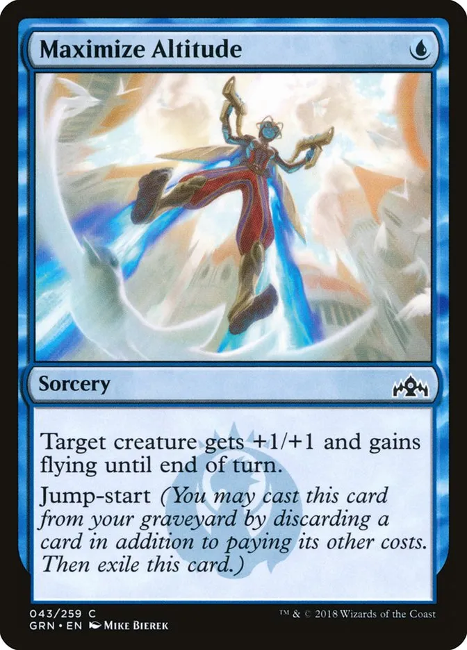 2018 Guilds of Ravnica Maximize Altitude common #43 common card image