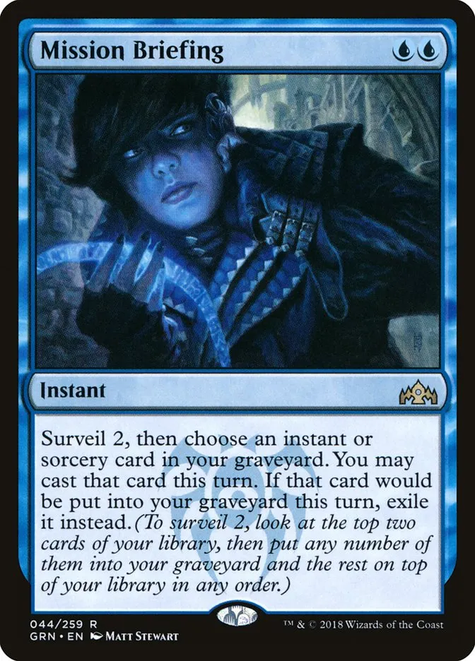 2018 Guilds of Ravnica Mission Briefing rare #44 rare card image