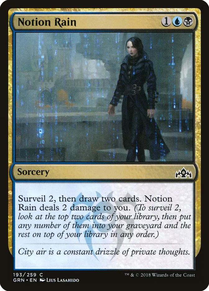 2018 Guilds of Ravnica Notion Rain #193 common card image