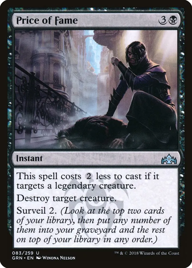 2018 Guilds of Ravnica Price of Fame uncommon #83 uncommon card image