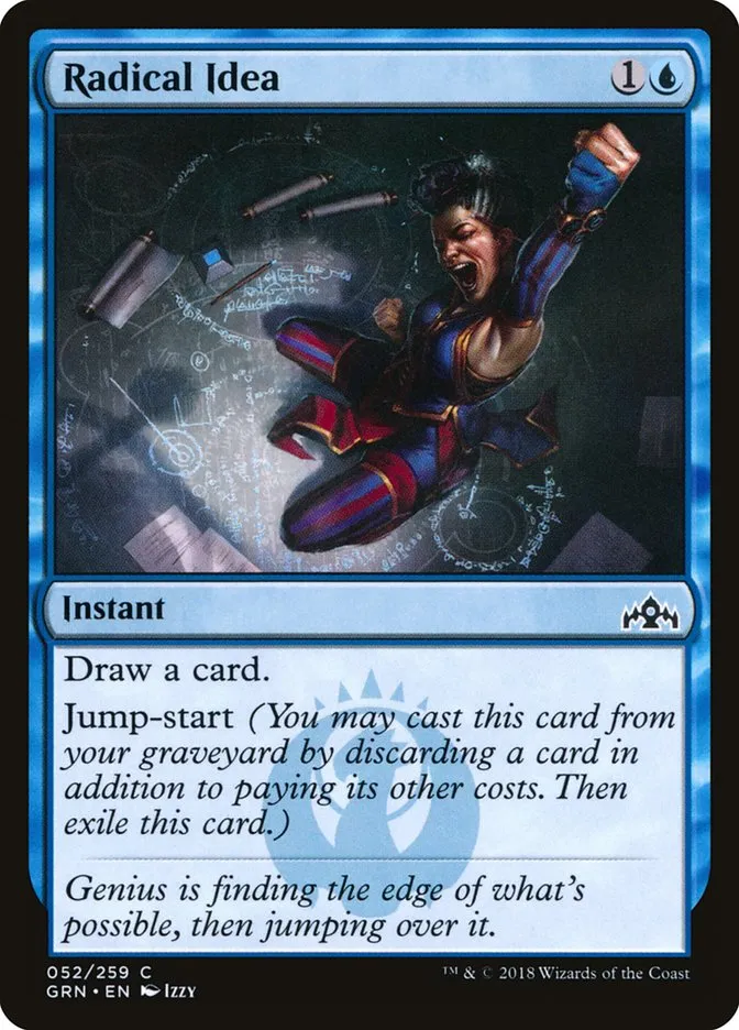 2018 Guilds of Ravnica Radical Idea common #52 common card image