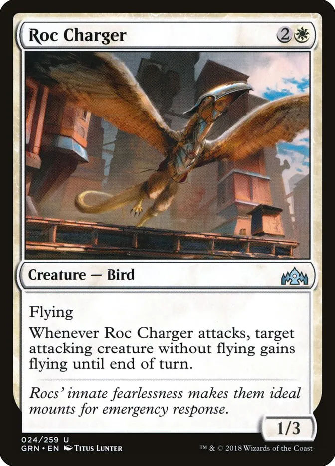 2018 Guilds of Ravnica Roc Charger uncommon #24 uncommon card image
