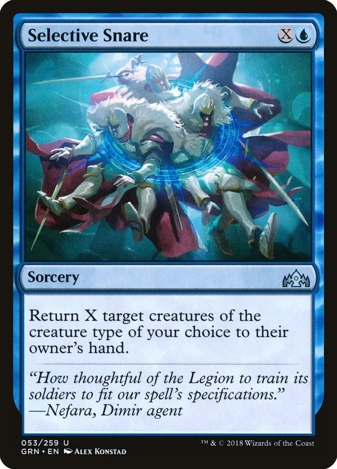 2018 Guilds of Ravnica Selective Snare uncommon #53 uncommon card image