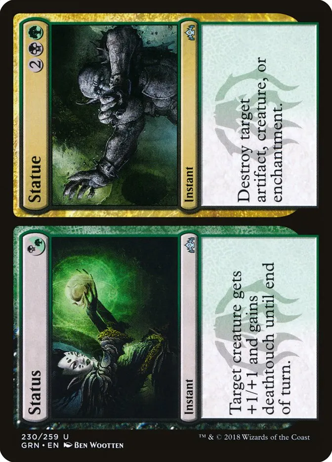 2018 Guilds of Ravnica Status // Statue #230 uncommon card image