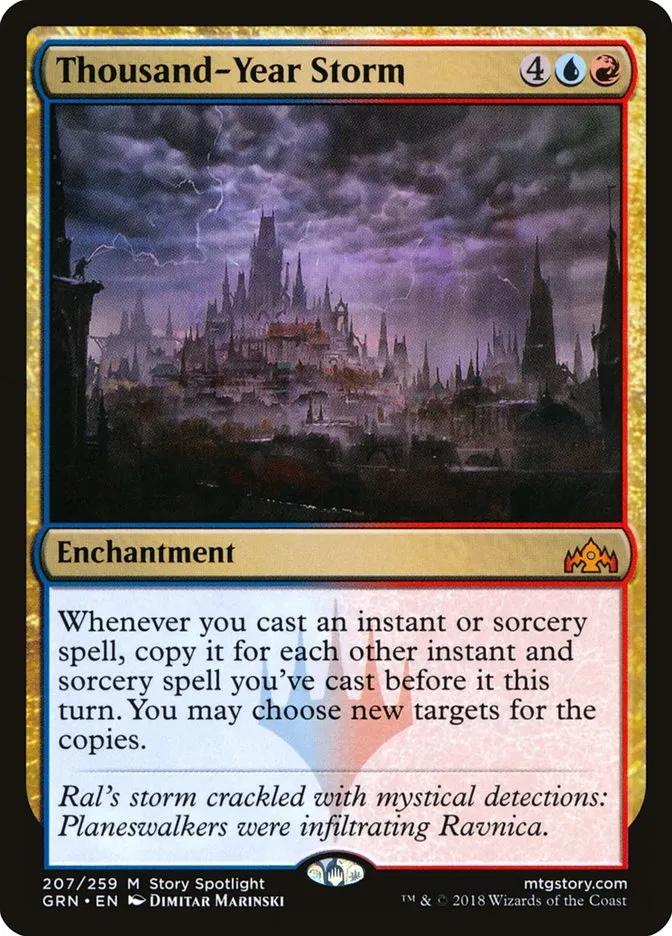 2018 Guilds of Ravnica Thousand-Year Storm #207 mythic card image