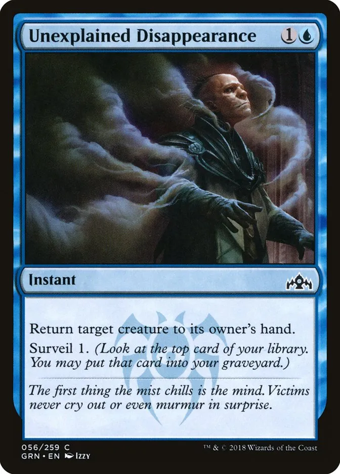 2018 Guilds of Ravnica Unexplained Disappearance common #56 common card image