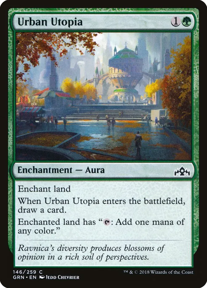 2018 Guilds of Ravnica Urban Utopia common #146 common card image