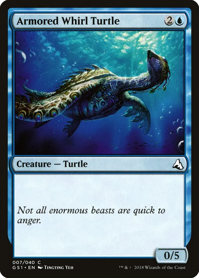 2018 Global Series Jiang Yanggu & Mu Yanling Armored Whirl Turtle #7 common card image