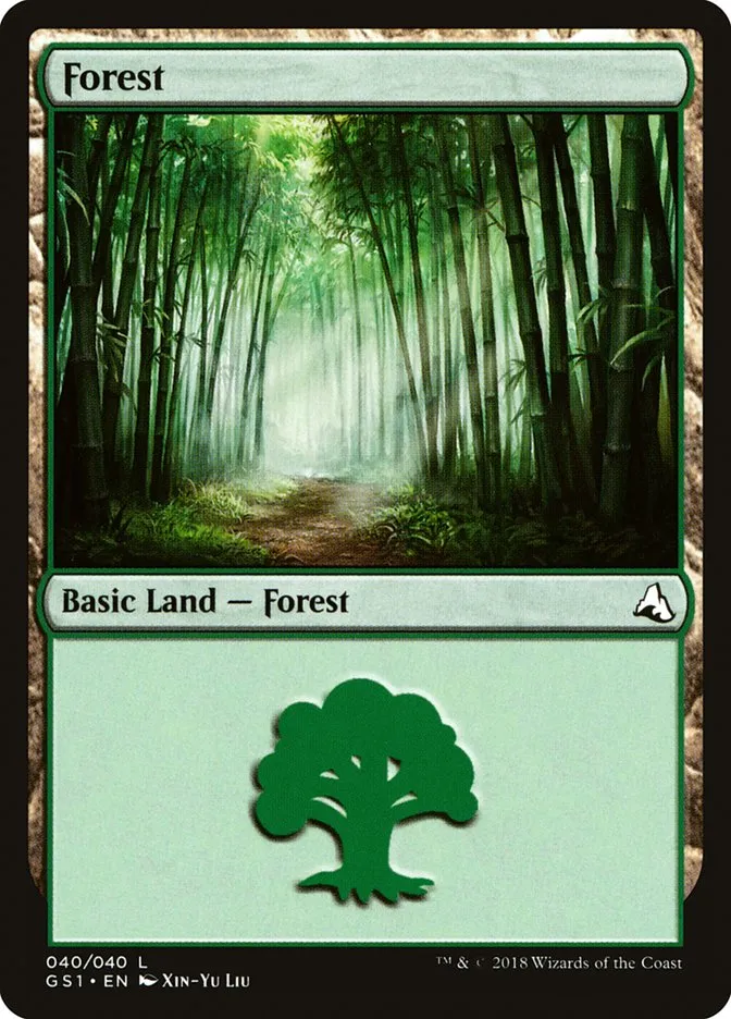 2018 Global Series Jiang Yanggu & Mu Yanling Forest #40 common card image