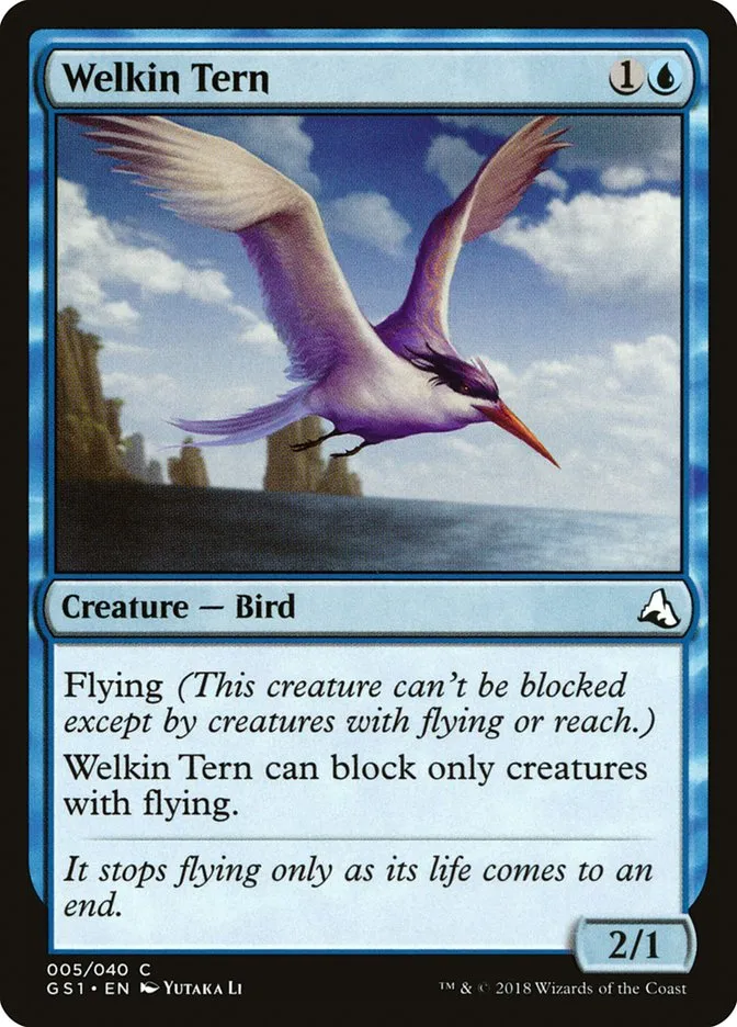 2018 Global Series Jiang Yanggu & Mu Yanling Welkin Tern #5 common card image