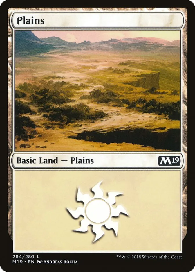 2018 Core Set 2019 Plains common #264 common card image