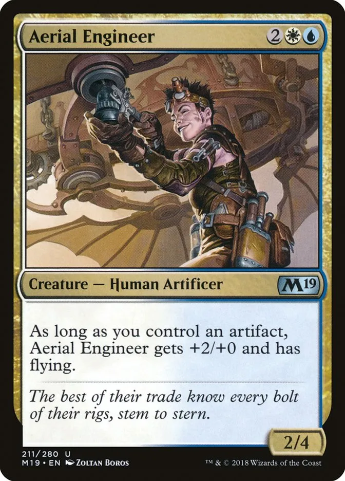 2018 Core Set 2019 Aerial Engineer uncommon #211 uncommon card image