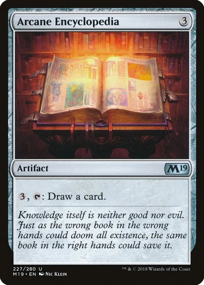 2018 Core Set 2019 Arcane Encyclopedia uncommon #227 uncommon card image