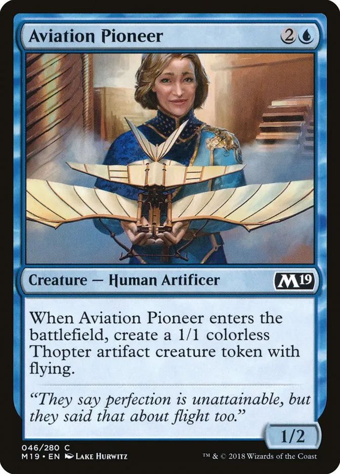 2018 Core Set 2019 Aviation Pioneer common #46 common card image