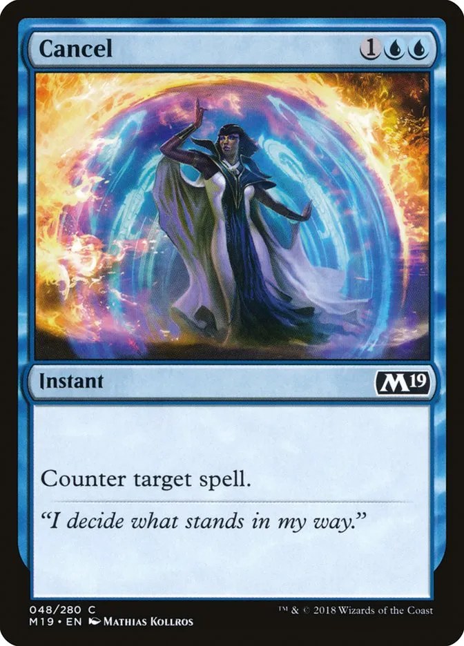 2018 Core Set 2019 Cancel common #48 common card image