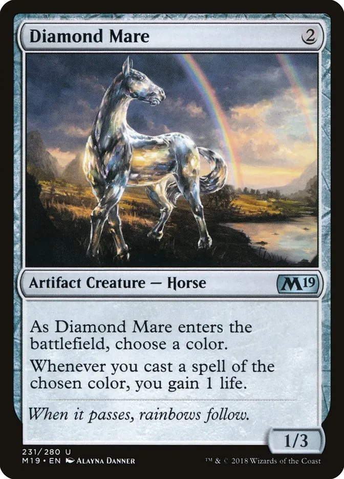 2018 Core Set 2019 Diamond Mare uncommon #231 uncommon card image