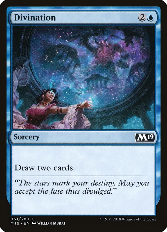 2018 Core Set 2019 Divination common #51 common card image