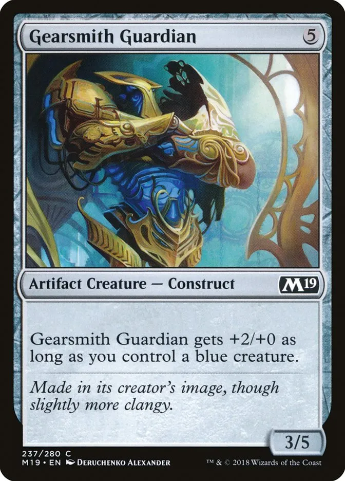 2018 Core Set 2019 Gearsmith Guardian common #237 common card image