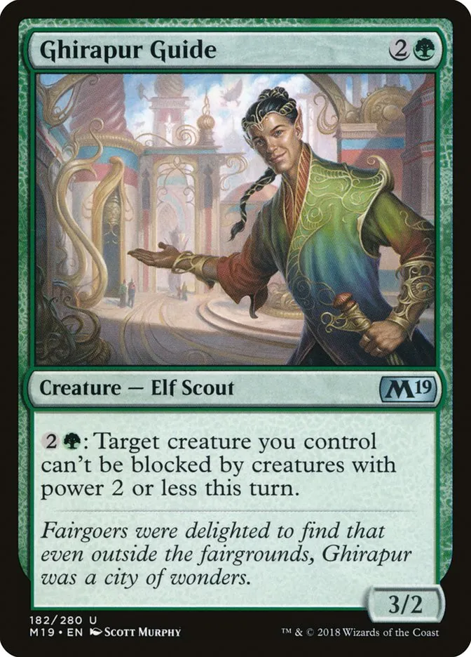 2018 Core Set 2019 Ghirapur Guide uncommon #182 uncommon card image