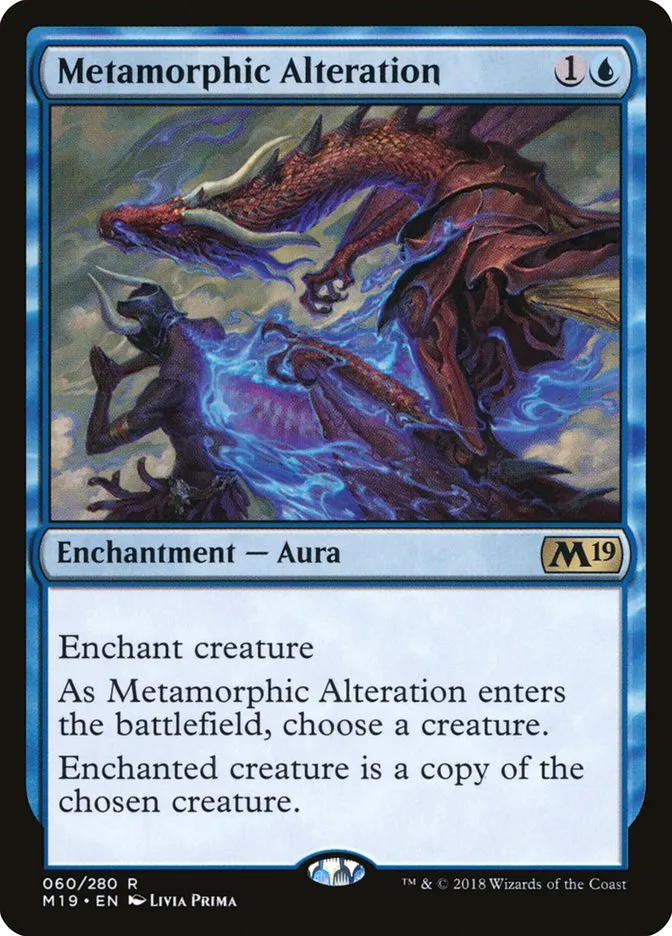 2018 Core Set 2019 Metamorphic Alteration rare #60 rare card image