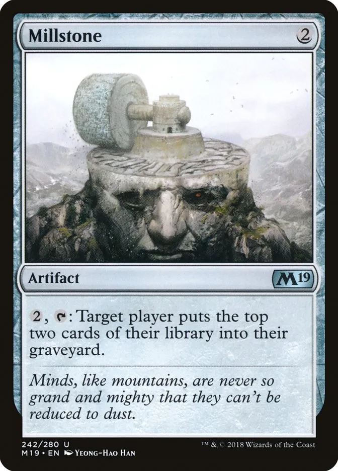 2018 Core Set 2019 Millstone uncommon #242 uncommon card image