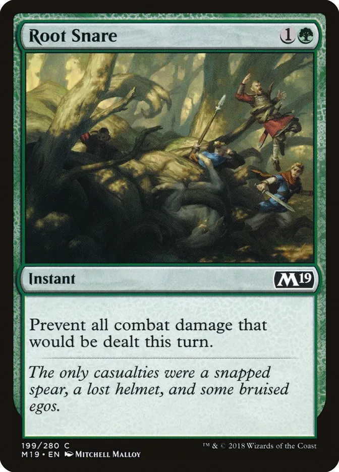 2018 Core Set 2019 Root Snare common #199 common card image