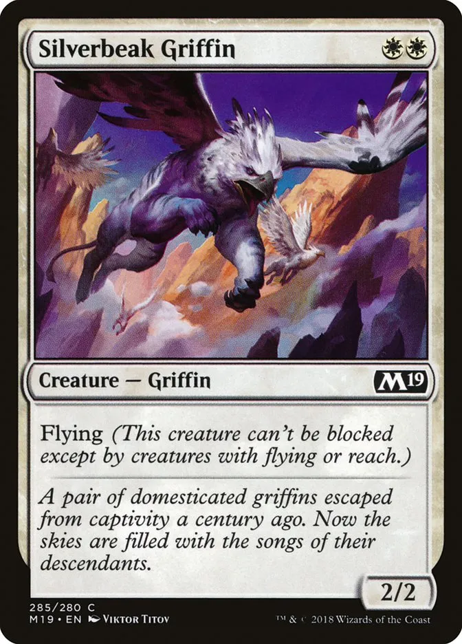 2018 Core Set 2019 Silverbeak Griffin common #285 common card image