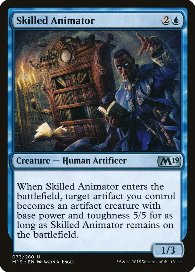 2018 Core Set 2019 Skilled Animator uncommon #73 uncommon card image