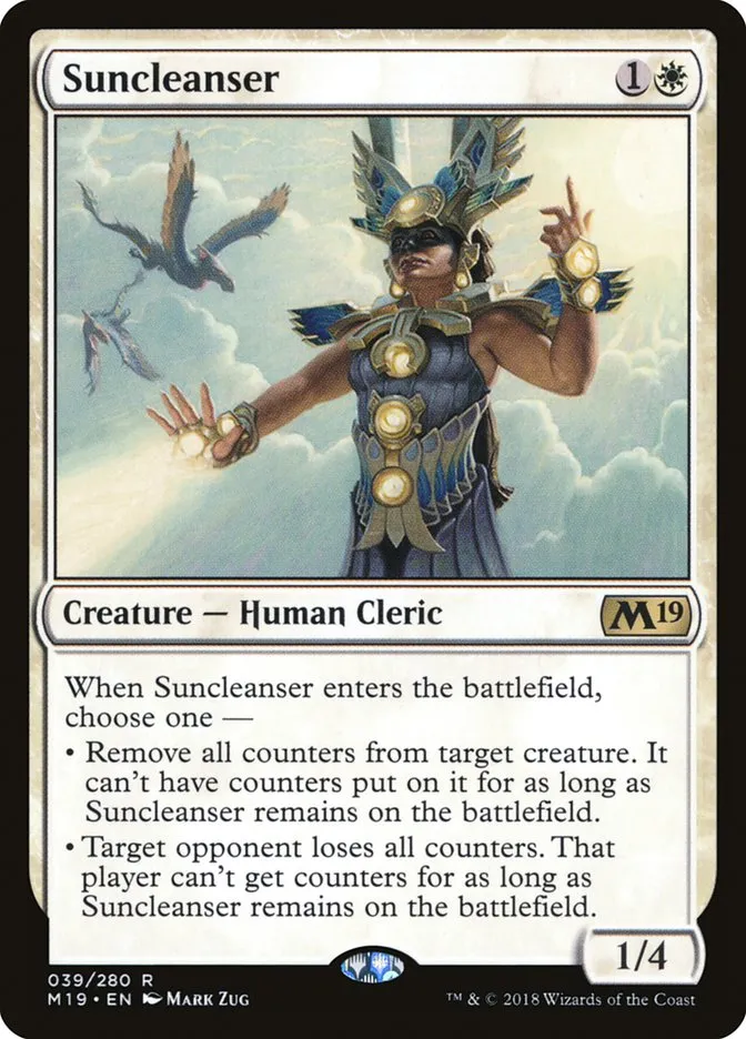 2018 Core Set 2019 Suncleanser [Foil] rare #39 rare card image