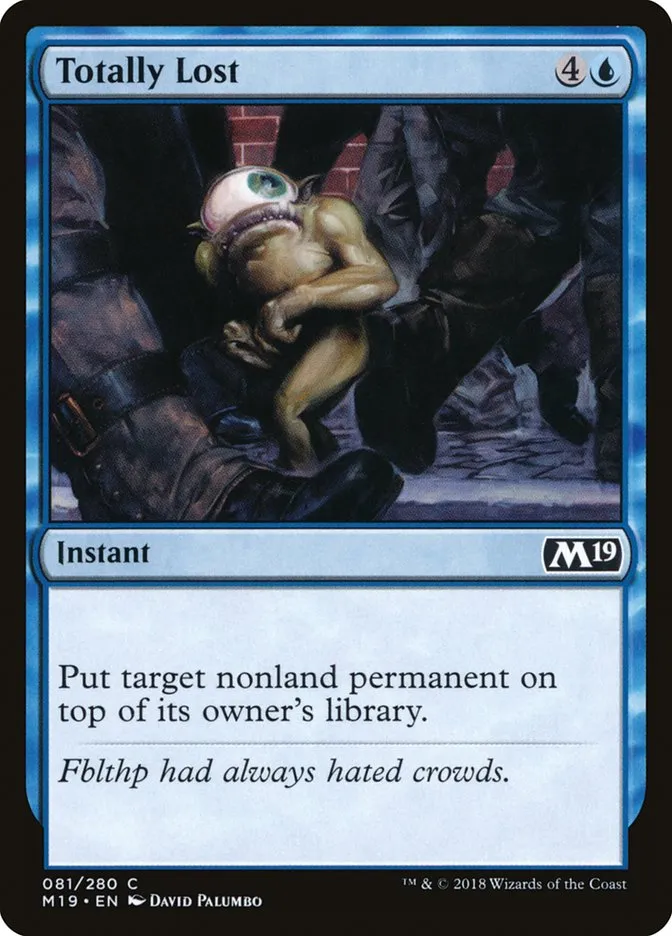 2018 Core Set 2019 Totally Lost common #81 common card image