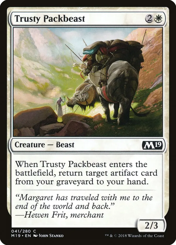 2018 Core Set 2019 Trusty Packbeast common #41 common card image